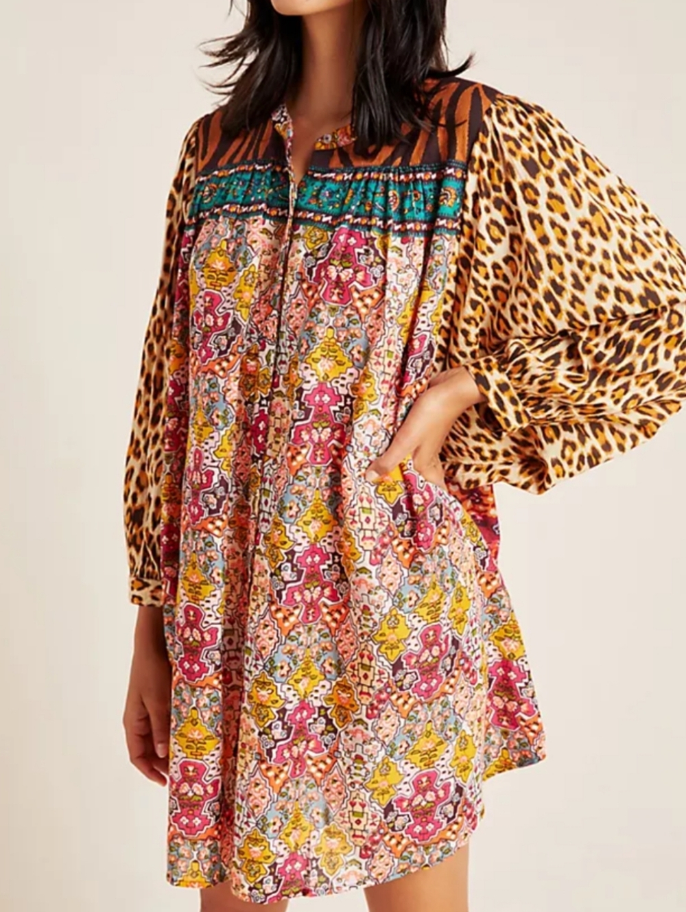 ANTHROPOLOGIE Maxine Dolman Sleep Top Sz M